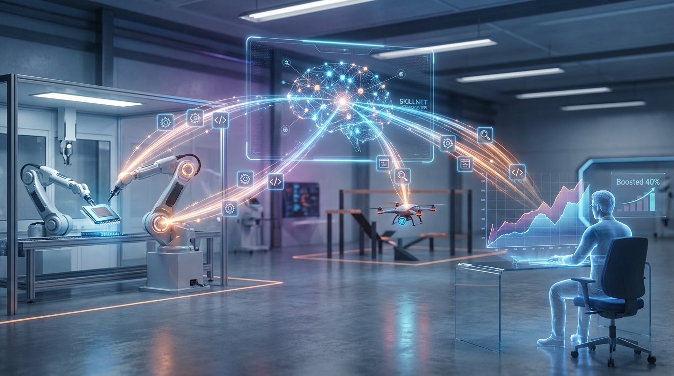 SkillNet לניהול מיומנויות סוכני AI | Automaziot